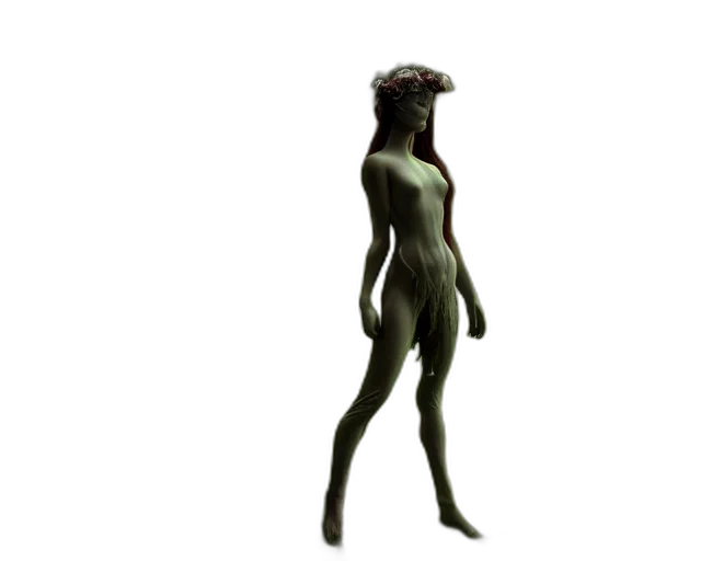 creature, dress, hair, animal transparent PNG cut-out