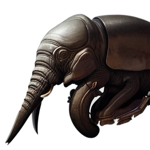 creature, animal, robot, concept art transparent PNG cut-out