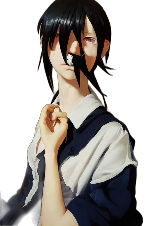 face, mask, staff, robot transparent PNG cut-out