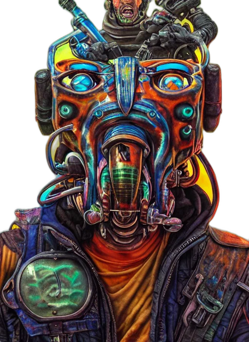 mask, robot, face, creature transparent PNG cut-out
