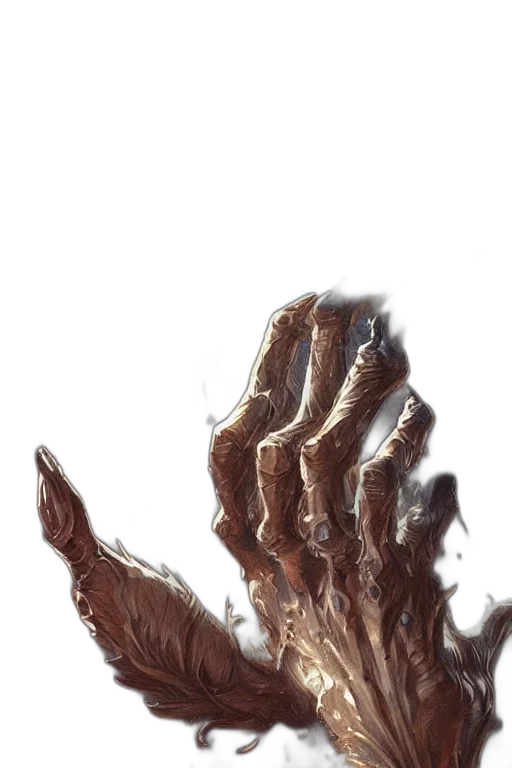 creature, hair, weapon, dragon transparent PNG cut-out