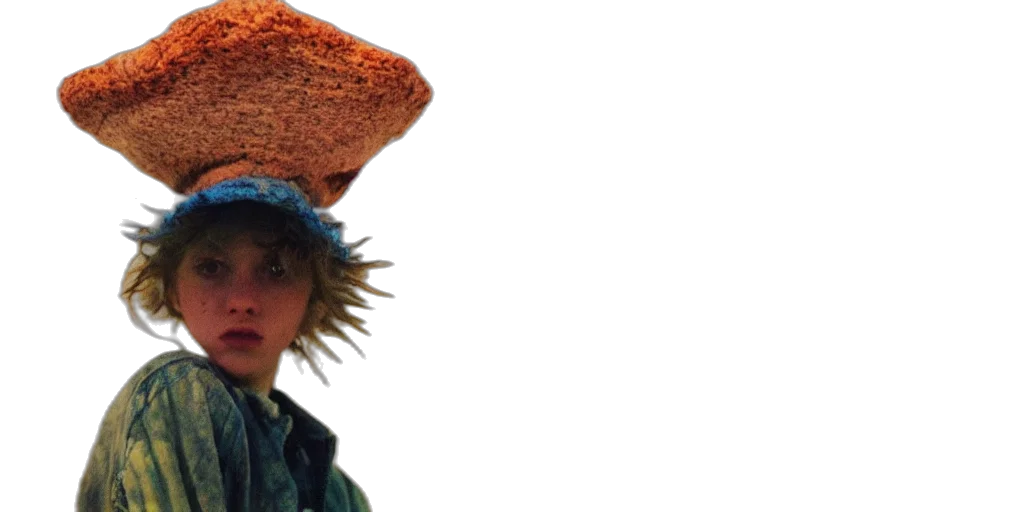 hat, face, jacket, food, detailed, color, analog, medium transparent PNG cut-out
