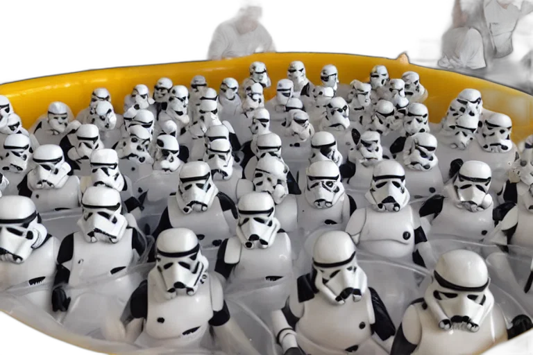 3d render, outer space, storm, troopers transparent PNG cut-out