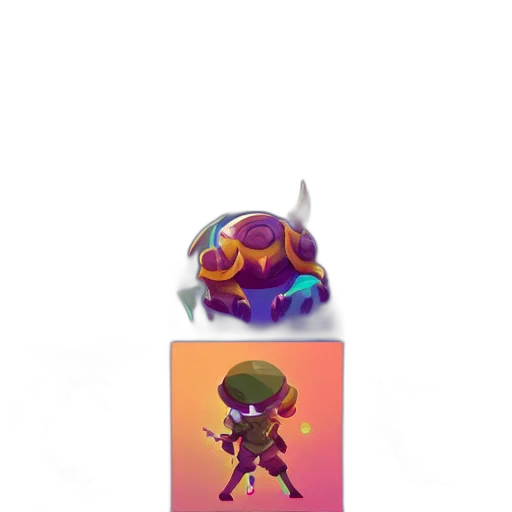 weapon, creature, robot, staff, concept art, pixel art, fantasy art, 3d render transparent PNG cut-out