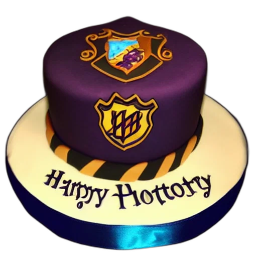harry, potter, cake transparent PNG cut-out