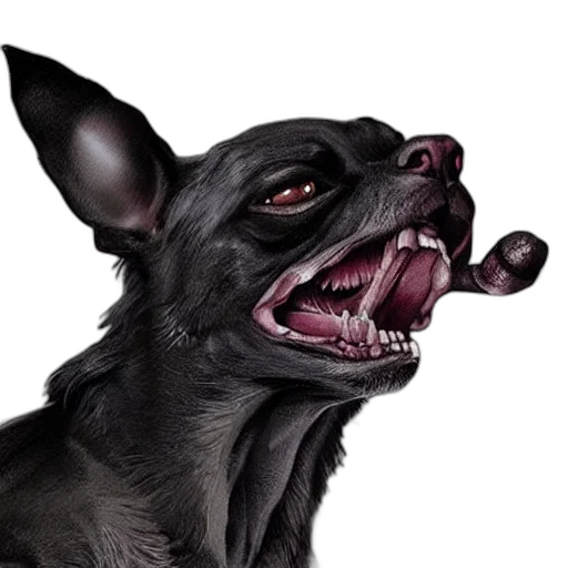 animal, creature, face, mask, photorealistic, 3d render, concept art, angry transparent PNG cut-out