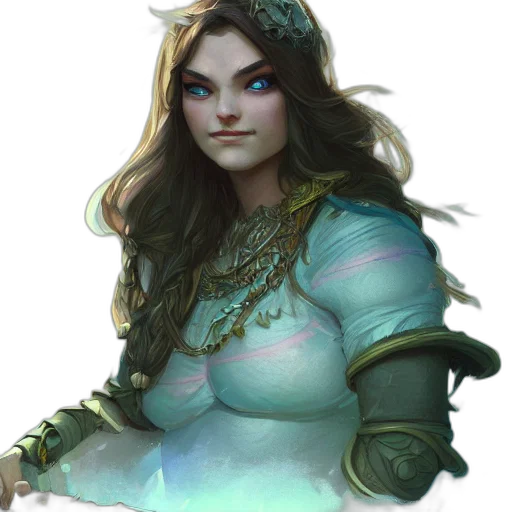 dress, crown, jewelry, face transparent PNG cut-out