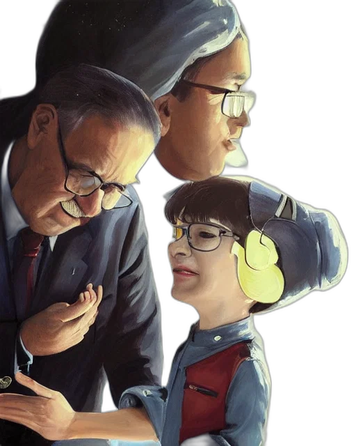 oil painting, concept art, photorealistic, cartoon transparent PNG cut-out