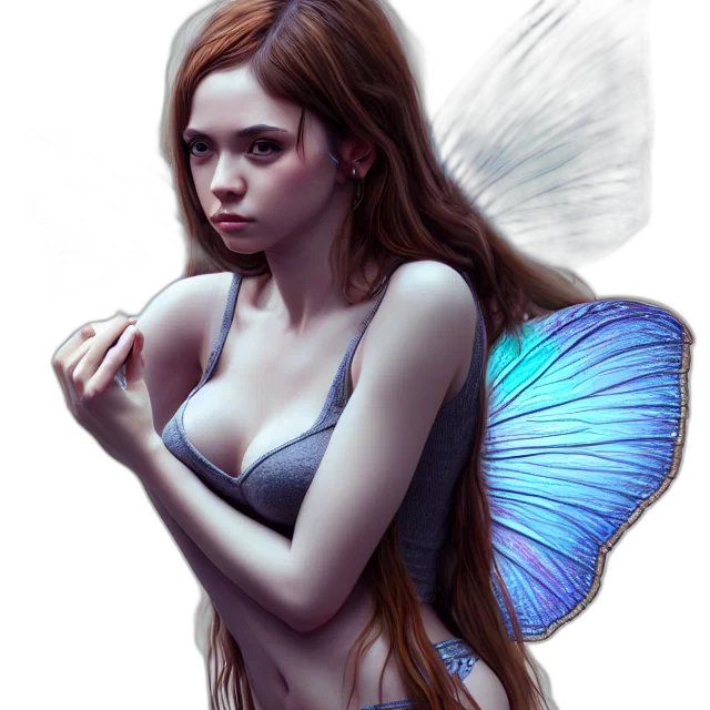 creature, fantasy art, concept art, photorealistic, pixel art, underwater, blue, pastel transparent PNG cut-out