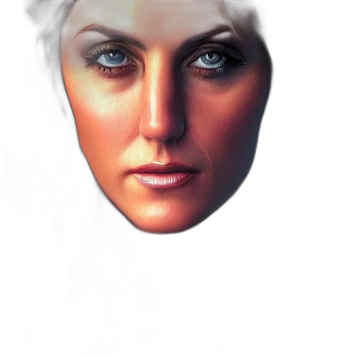 face, mask, crown, staff transparent PNG cut-out
