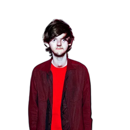 jacket, staff, face, hair transparent PNG cut-out