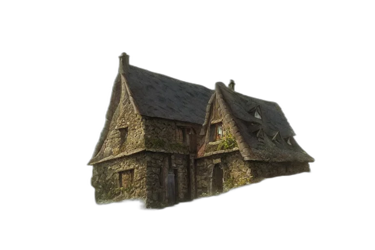 building, 3d render, concept art, photorealistic transparent PNG cut-out