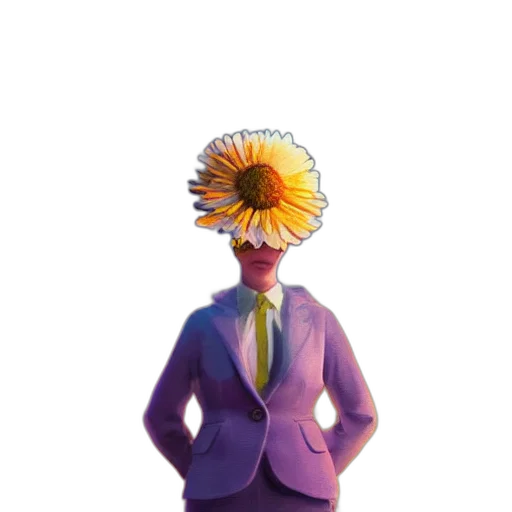 flower, staff, mask, crown, concept art, 3d render, pixel art, cartoon transparent PNG cut-out