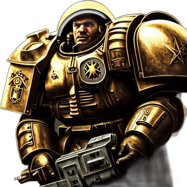 robot, face, weapon, staff, concept art, fantasy art, photorealistic, comic book art transparent PNG cut-out