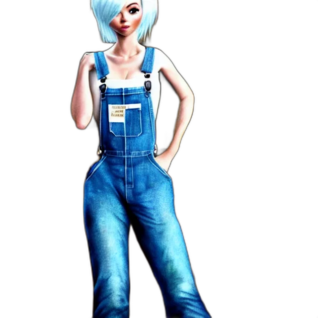 robot, dress, staff, concept art, cartoon, 3d render, photorealistic, blue transparent PNG cut-out