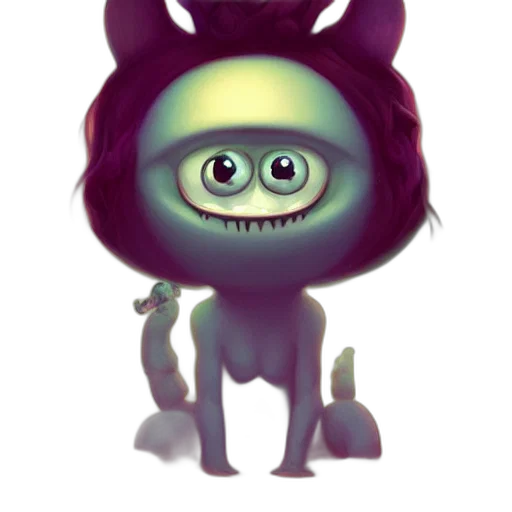 creature, animal, mask, robot, 3d render, concept art, cartoon, fantasy art transparent PNG cut-out