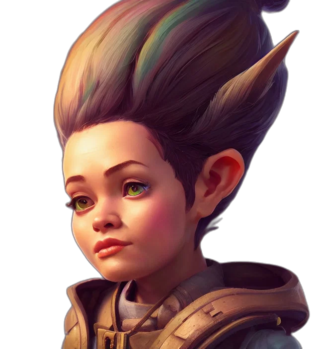 hair, face, crown, dragon, fantasy art, concept art, 3d render, photorealistic transparent PNG cut-out