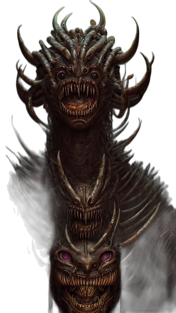 dragon, creature, face, mask transparent PNG cut-out