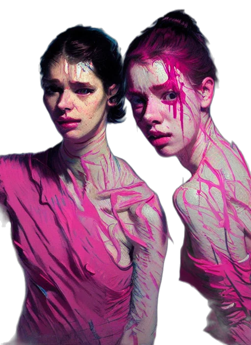 cyberpunk, concept art, photorealistic, fantasy art transparent PNG cut-out