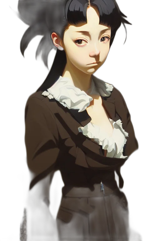 staff, dress, face, jacket transparent PNG cut-out