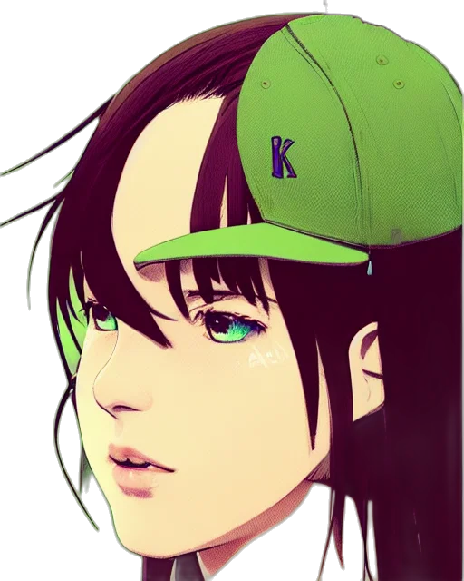 hat, face, staff, anime transparent PNG cut-out
