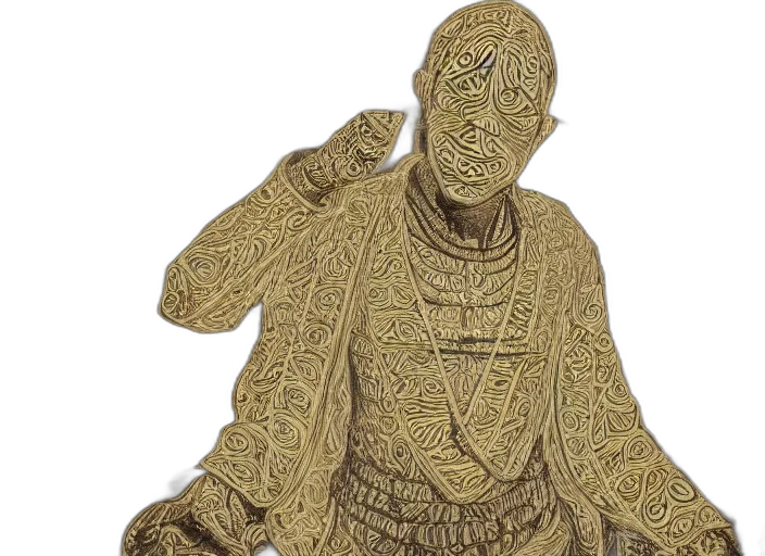 jewelry, mask, 3d render, jain transparent PNG cut-out