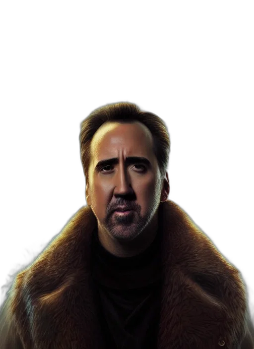 hair, animal, face, jacket transparent PNG cut-out