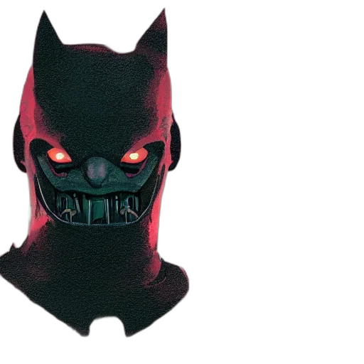 mask, comic book art, 3d render, concept art transparent PNG cut-out