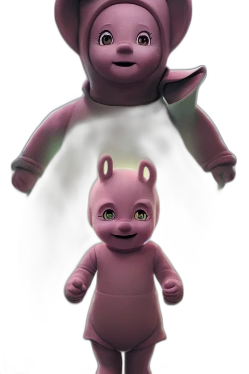 creature, animal, 3d render, concept art, photorealistic, teletubbies, character, portrait transparent PNG cut-out