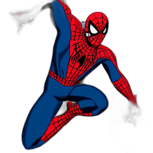 animal, mask, creature, comic book art, concept art, 3d render, pixel art, spiderman transparent PNG cut-out