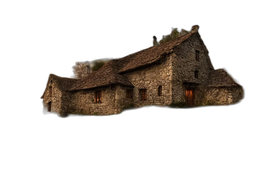 building, 3d render, concept art, photorealistic transparent PNG cut-out