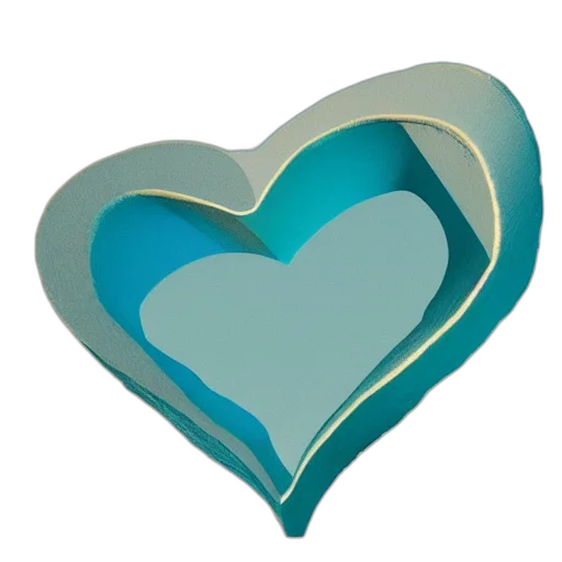 jewelry, 3d render, blue, pastel transparent PNG cut-out