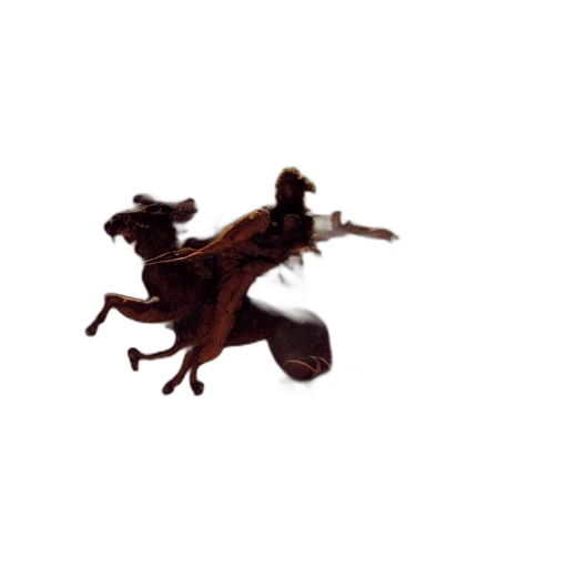 dragon, staff, hair, weapon transparent PNG cut-out