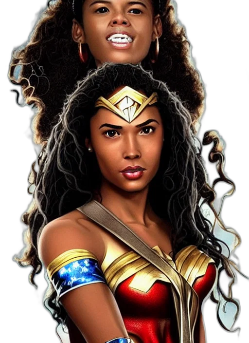 crown, comic book art, concept art, fantasy art, photorealistic, beautiful, african, american transparent PNG cut-out