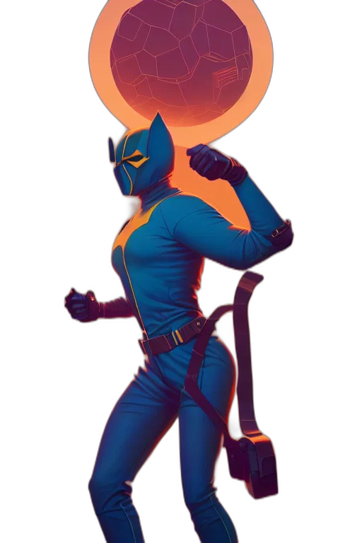 mask, concept art, comic book art, fantasy art transparent PNG cut-out