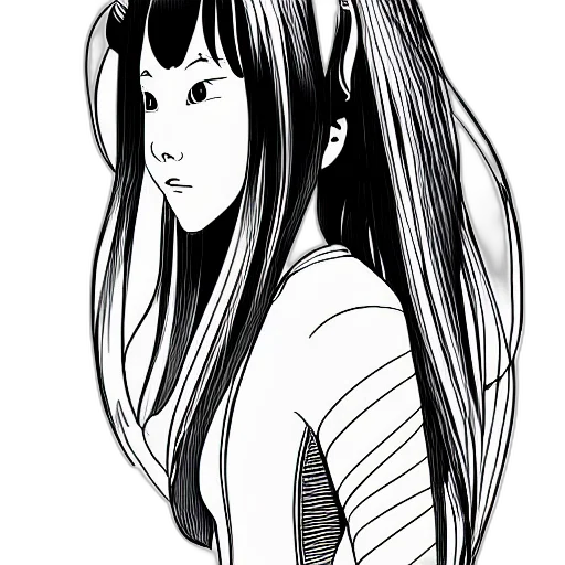 hair, face, mask, creature transparent PNG cut-out