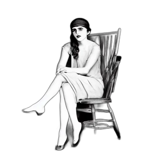 dress, furniture, staff, hat, pencil sketch, pixel art, concept art, photorealistic transparent PNG cut-out