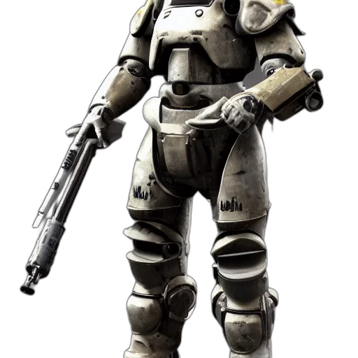 robot, weapon, concept art, 3d render transparent PNG cut-out