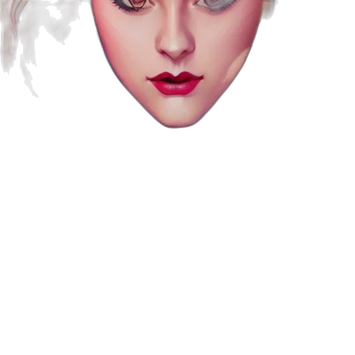 face, mask, photorealistic, pixel art transparent PNG cut-out