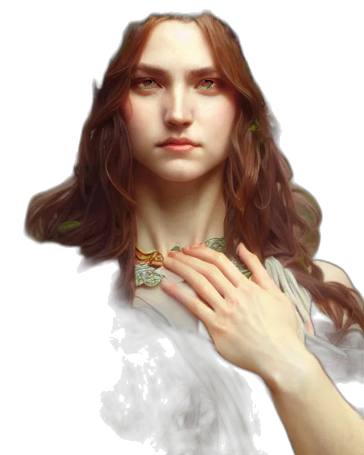 crown, face, jewelry, dress, fantasy art, photorealistic, concept art, oil painting transparent PNG cut-out