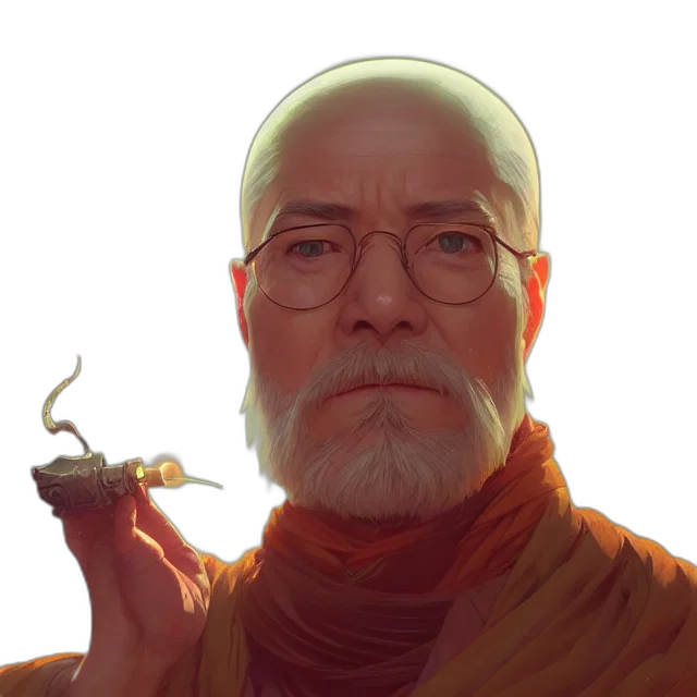 staff, dragon, face, weapon transparent PNG cut-out