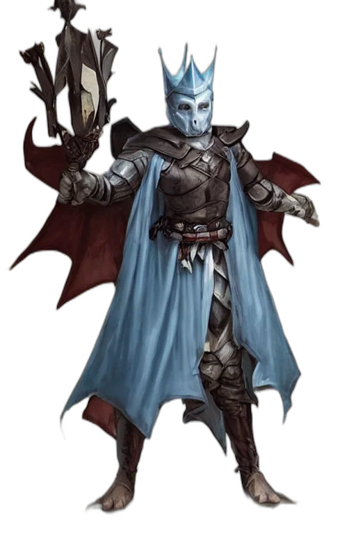 staff, mask, dragon, fantasy art transparent PNG cut-out