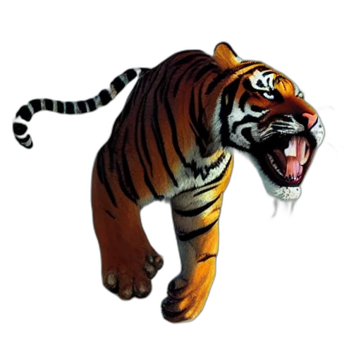 animal, creature, concept art, photorealistic transparent PNG cut-out