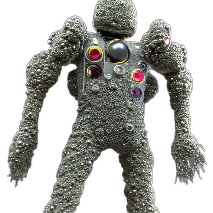 robot, creature, animal, staff transparent PNG cut-out