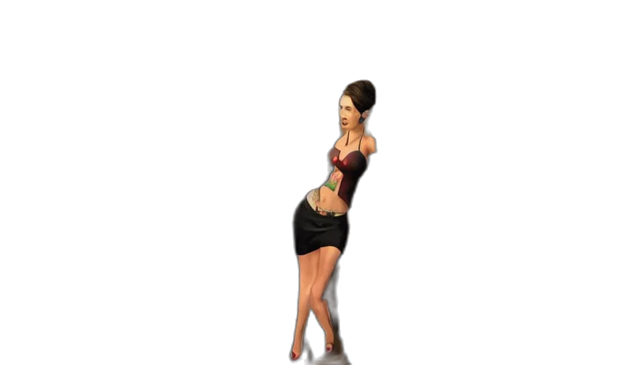 dress, staff, 3d render, concept art transparent PNG cut-out