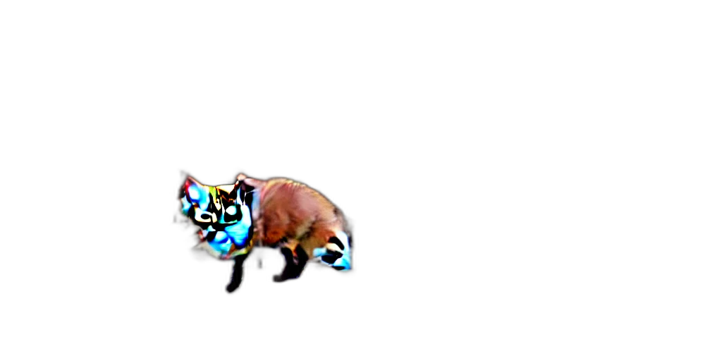animal, creature, weapon, robot, pixel art, concept art, 3d render, vaporwave transparent PNG cut-out