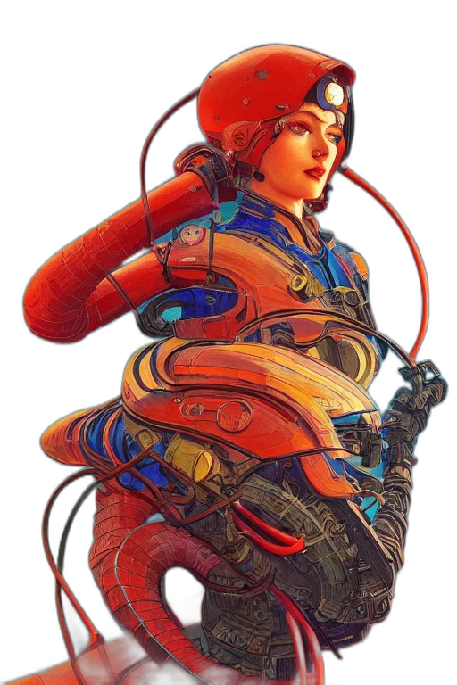 weapon, staff, sword, robot transparent PNG cut-out