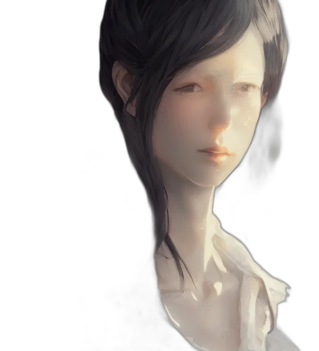 face, mask, robot, creature, photorealistic, concept art, fantasy art, 3d render transparent PNG cut-out