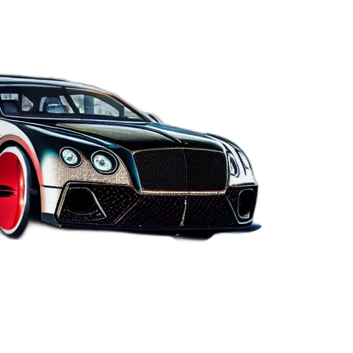 car, 3d render, concept art, photorealistic transparent PNG cut-out