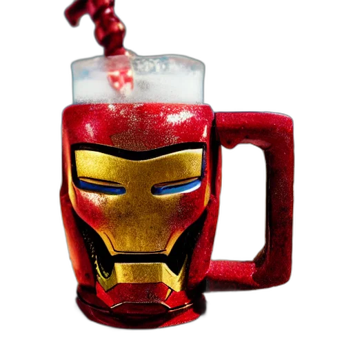 robot, comic book art, concept art, 3d render transparent PNG cut-out